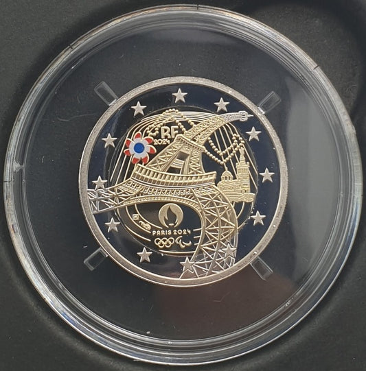 France - 2 Euro 2024, Jeux Olympiques de Paris, PREUVE