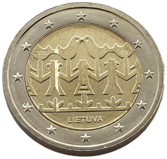 Lituanie - 2 euros 2018 A, non circulé