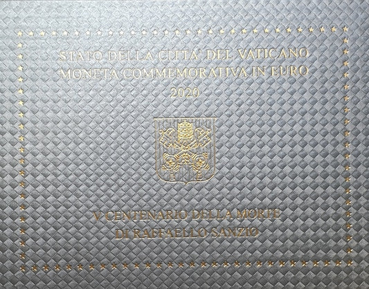 Vatican - 2 euros 2020, 500e anniversaire de la mort de Raphaël (carte-pièce)