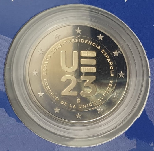 Espagne - 2 Euro 2023, Présidence espagnole de l'Union européenne en 2023, PREUVE