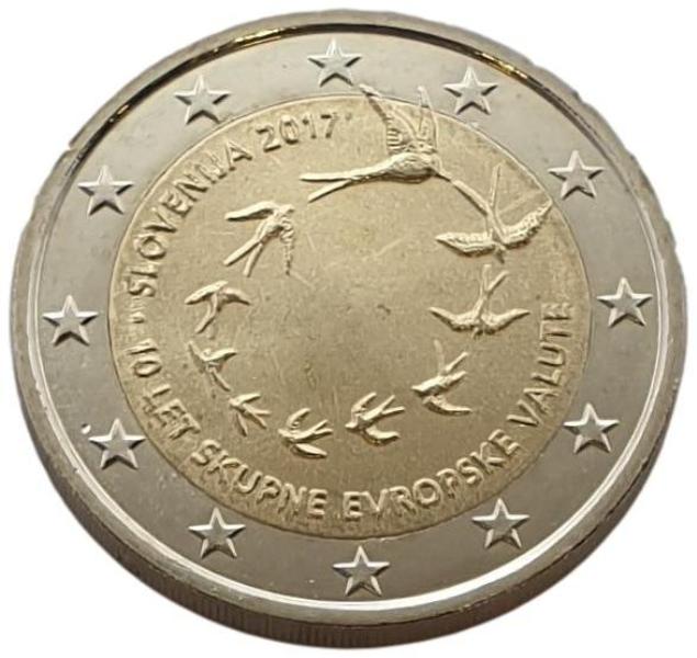 Slovénie - 2 euros 2017, non circulée