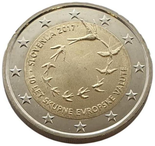 Slovénie - 2 euros 2017, non circulée