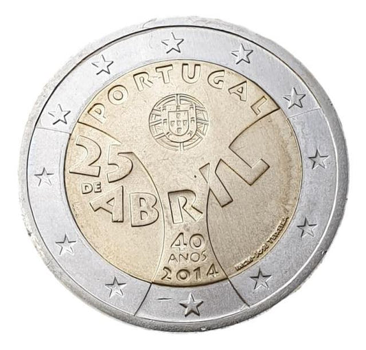 Portugal - 2 euros 2014 B, non circulé