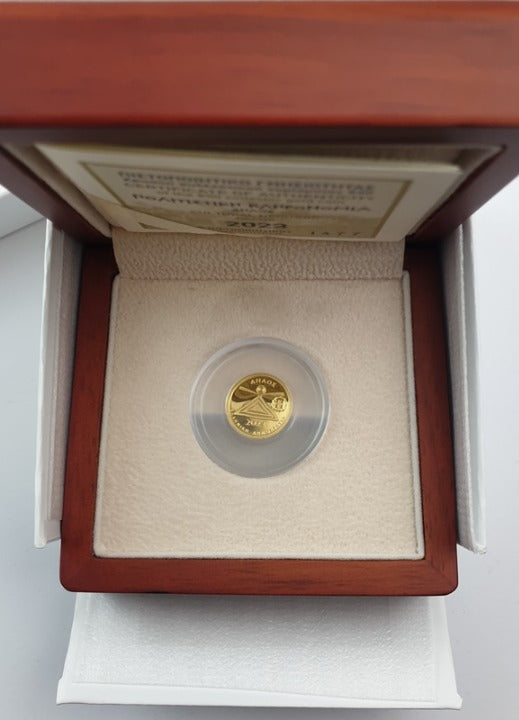 Grèce - 50 euros 2023, Patrimoine culturel - Délos, Médaille d'or