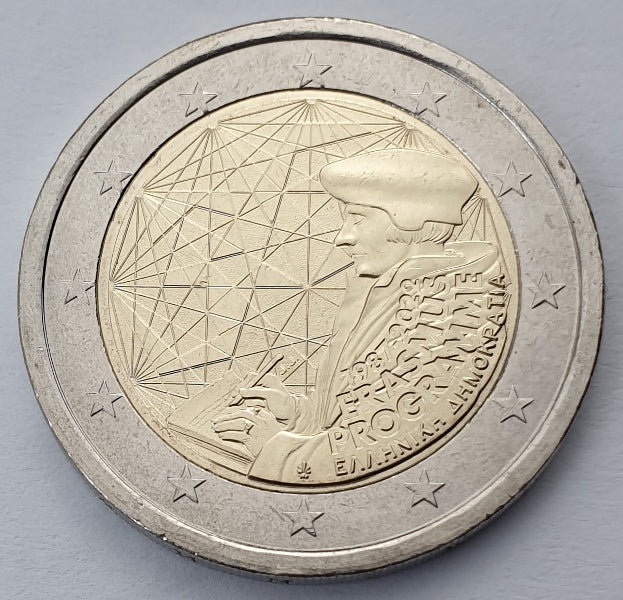 Grèce - 2 euros 2022, 35 ans du programme Erasmus, non circulé