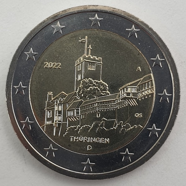 Allemagne - 2 euros 2022 A, non circulé