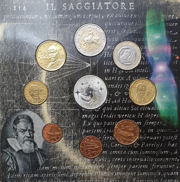 Série Euro - Année internationale de l'astronomie 2009 + Pièce en argent