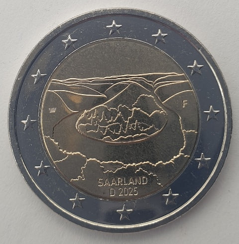 Allemagne - 2 Euro 2025 A, (F)