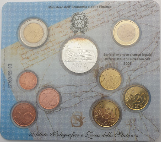 Italie - Coffret Euro 2003