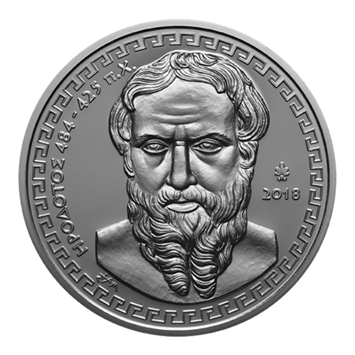 Grèce - 10 euros 2018, Hérodote, Épreuve en argent