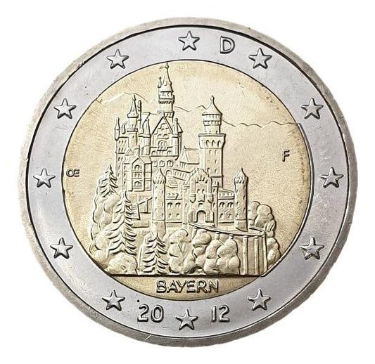 Allemagne - 2 euros 2012 F, non circulé