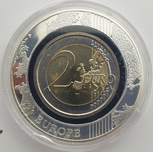 Saint-Marin - 2 euros 2017, étui argenté violet