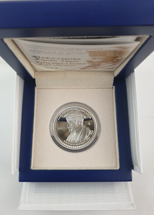 Grèce - 10 euros 2023, Charles Norman, Argent Belle Épreuve