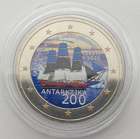 Estonie - 2 Euro 2020, Couleur