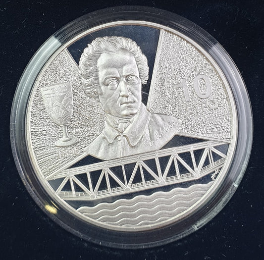 Grèce - 10 euros 2017, L'Âge de fer et de verre, Épreuve en argent