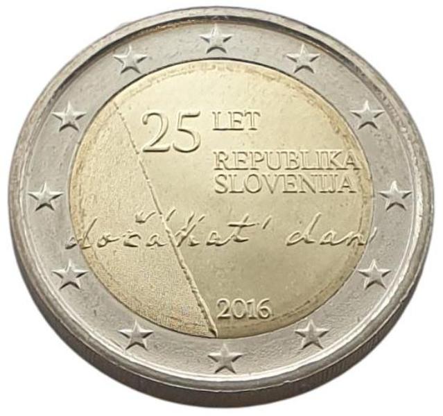 Slovénie - 2 euros 2016, non circulé