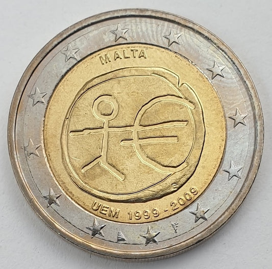 Malte - 2 euros (UEM 2009), non circulé