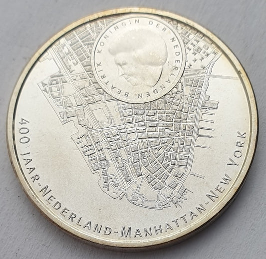 Pays-Bas - 5 Euro 2009, Beatrix, Manhattan