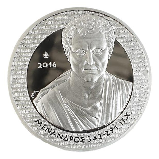 Grèce - 10 euros 2016, Ménandre, Argent Belle Épreuve
