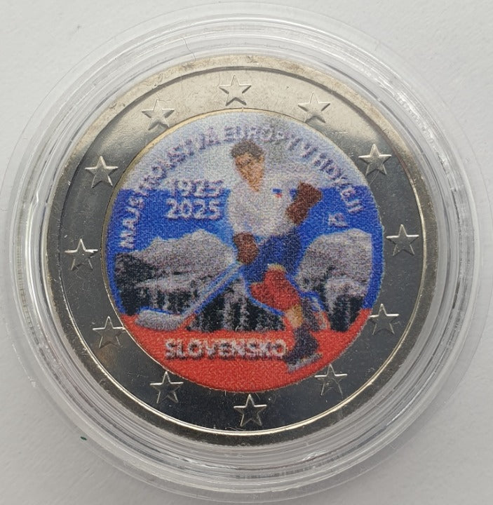Slovaquie - 2 Euro 2025, hockey sur glace, Couleur