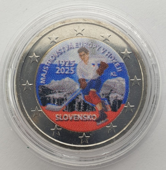 Slovaquie - 2 Euro 2025, hockey sur glace, Couleur