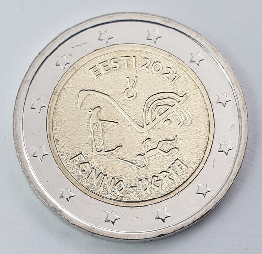Estonie - 2 euros 2021 A, non circulée