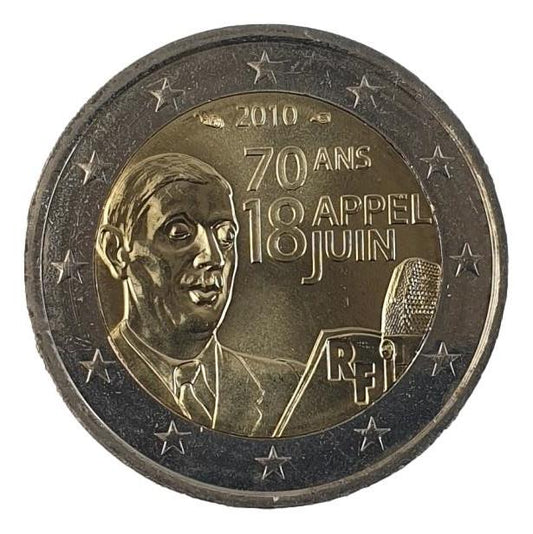 France - 2 euros 2010, non circulé