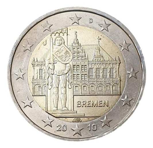 Allemagne - 2 euros 2010 J, non circulé