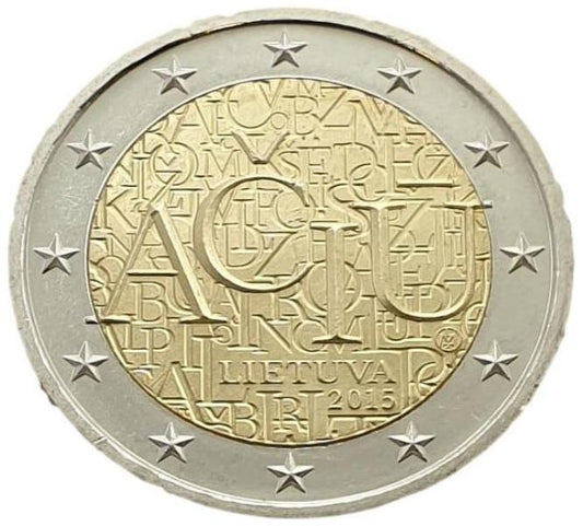 Lituanie - 2 euros 2015, non circulée