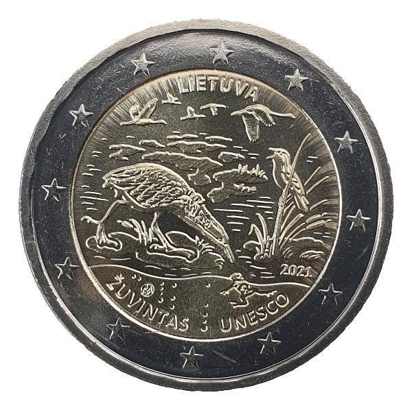 Lituanie - 2 euros 2021 A, non circulée