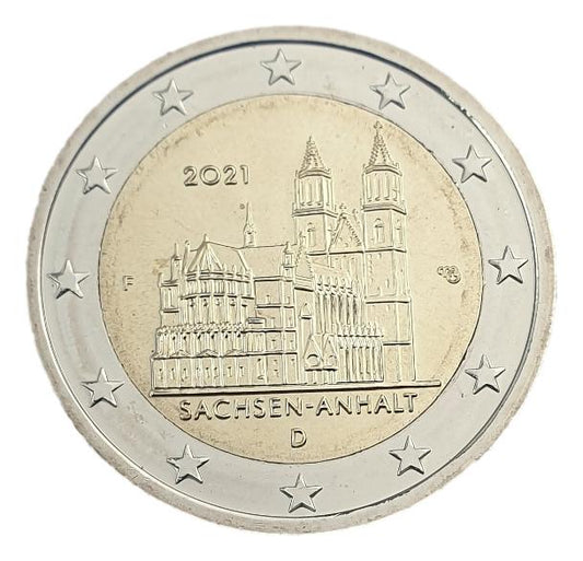 Allemagne - 2 euros 2021 F, non circulée