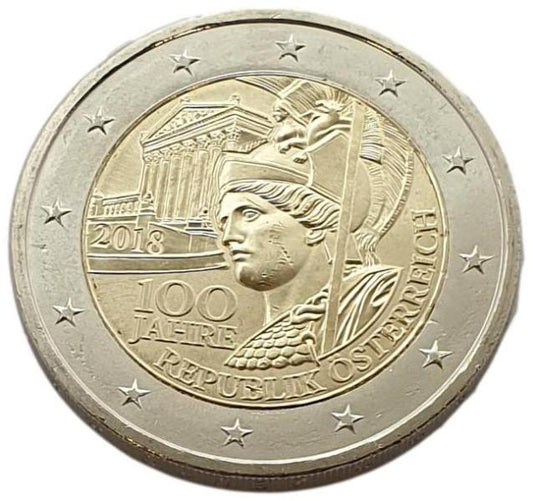 Autriche - 2 euros 2018, non circulé