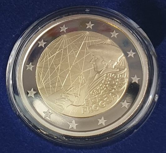Italie - 2 euros 2022, 35 ans du programme Erasmus, PREUVE