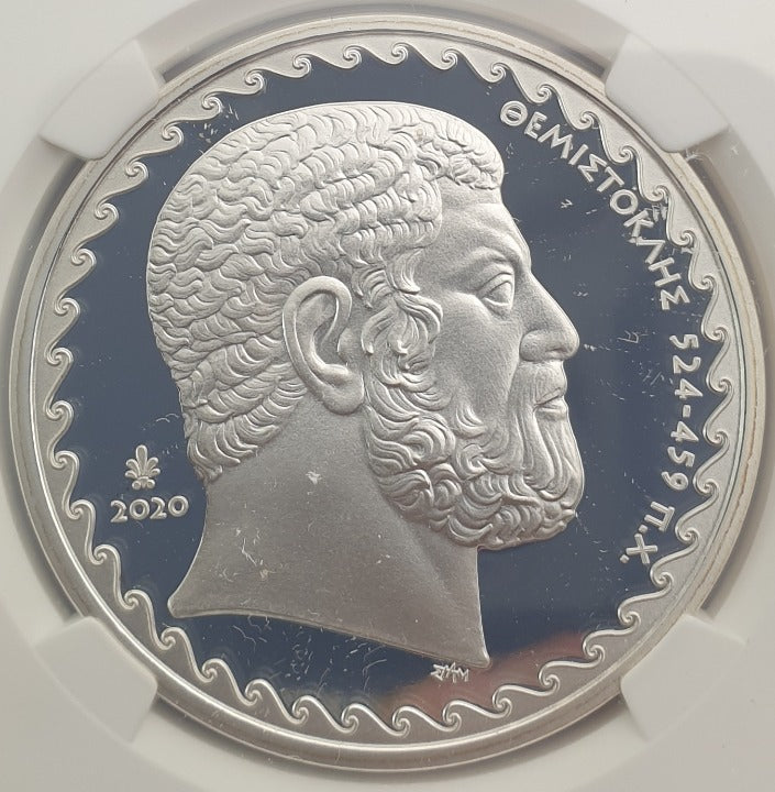 Grèce - 10 Euros 2020 (PF 69 ULTRA CAMEO), Thémistocle, Argent Belle Épreuve