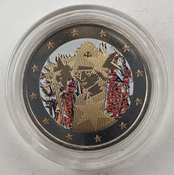 Slovénie - 2 euros 2014, couleur, non circulée