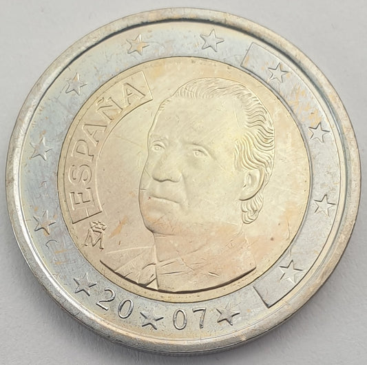 Espagne - 2 Euro 2007, Juan Carlos Ier