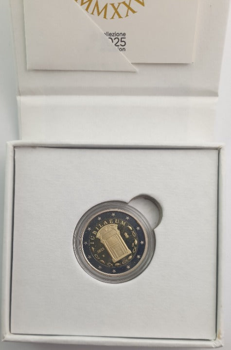 Italie - 2 Euro 2025, Jubilé, Preuve