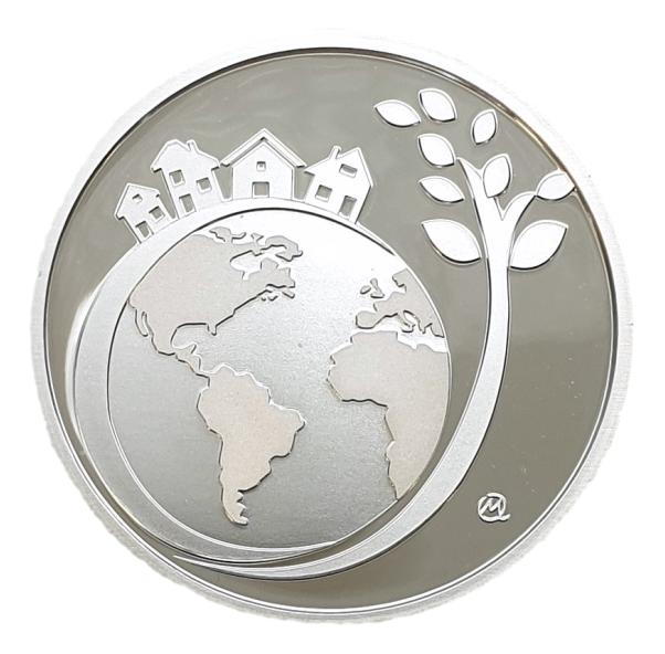 Grèce - 6 Euro 2017, Année internationale du tourisme durable pour le développement, Médaille d'argent