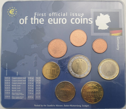 Euro Series - Allemagne 2002, Première édition officielle