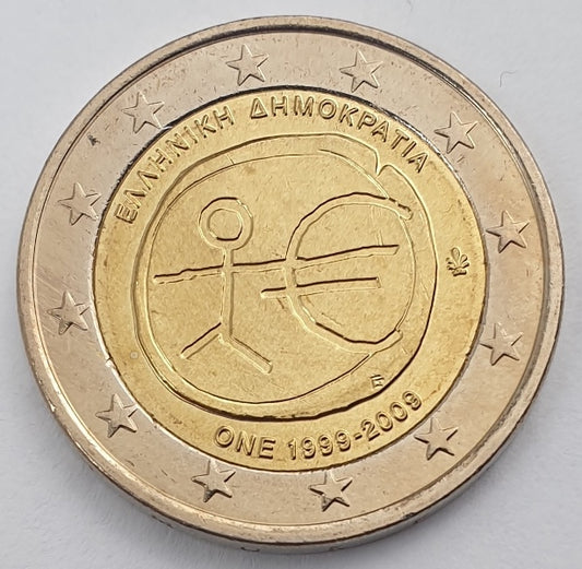 Grèce - 2 euros (UEM 2009), non circulé