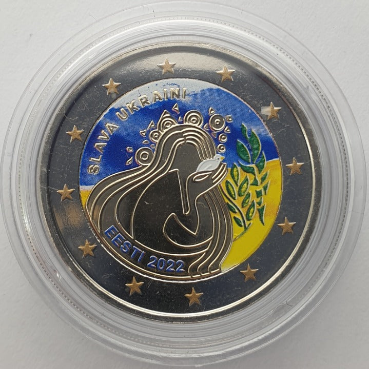 Estonie - 2 Euro 2022, Couleur