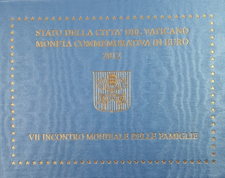 Vatican - 2 Euro 2012, 7e Rencontre mondiale des familles, (Carte à pièces)