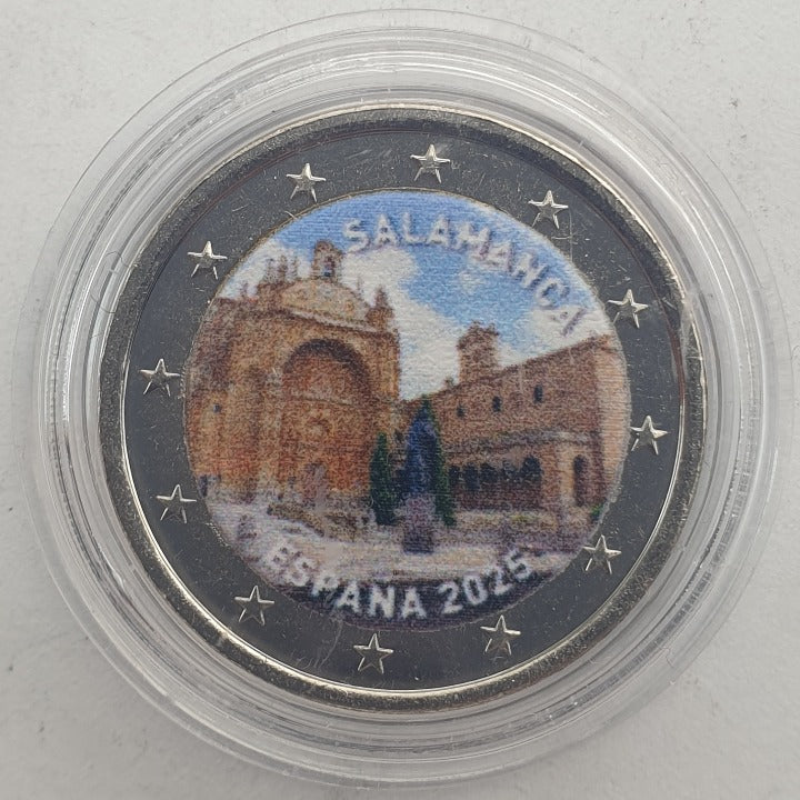 Espagne - 2 Euro 2025, Salamanga, Couleur