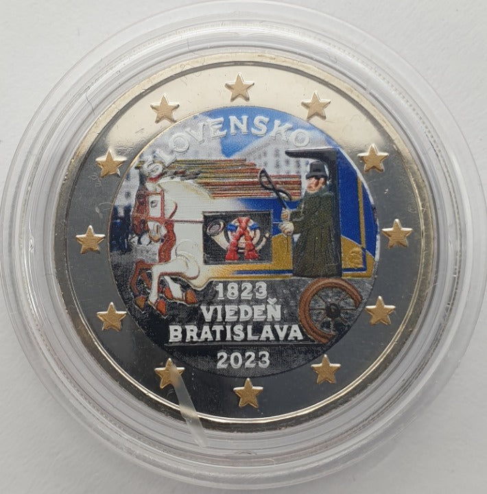 Slovaquie - 2 Euro 2023, Couleur