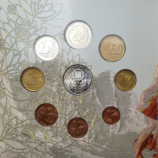 Série Euro - Parc national de l'Olympe 2005 + Pièce en argent