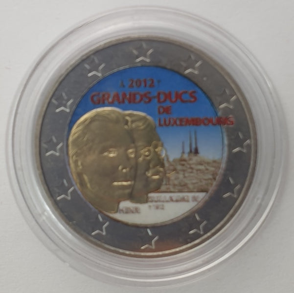 Luxembourg - 2 euros 2012, couleur, non circulée