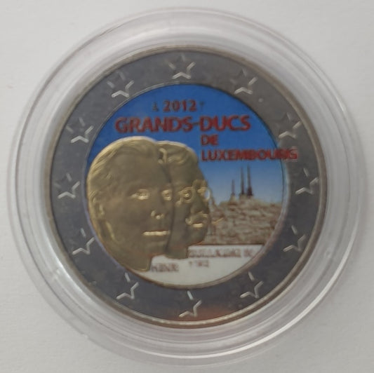 Luxembourg - 2 euros 2012, couleur, non circulée