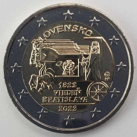 Slovaquie - 2 euros 2023 B, non circulée