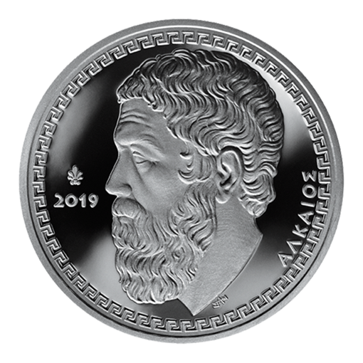 Grèce - 10 euros 2019, Alcaeus, Argent Belle Épreuve