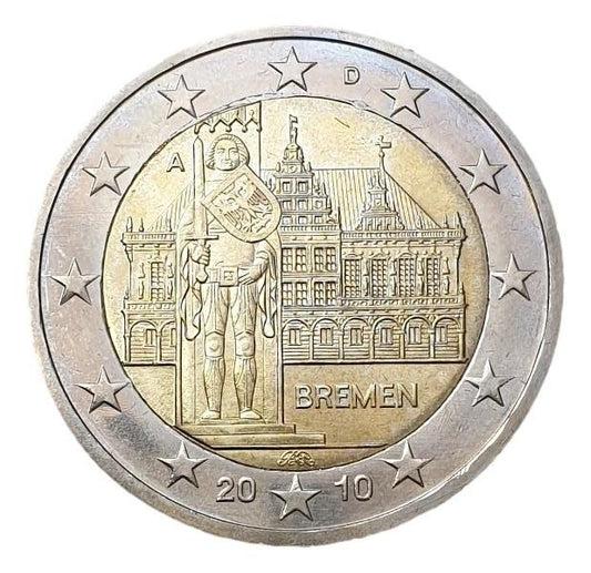 Allemagne - 2 euros 2010 A, non circulé